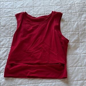 Lululemon Cut Out Prima Cotton Tank